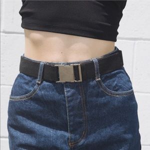 Brandy melville silver front release belt